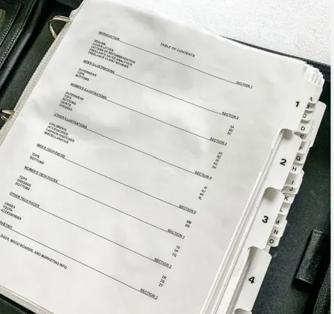Picture of a portfolio